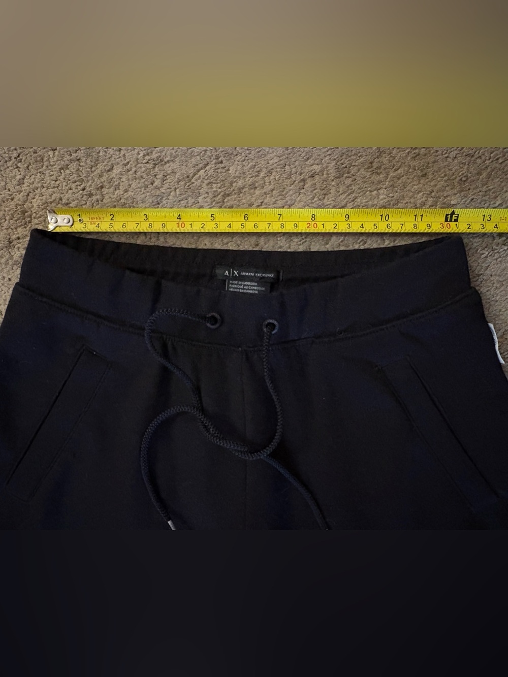 A/X Armani Exchange Women’s Black Drawstring Joggers size XS - Picture 4 of 11